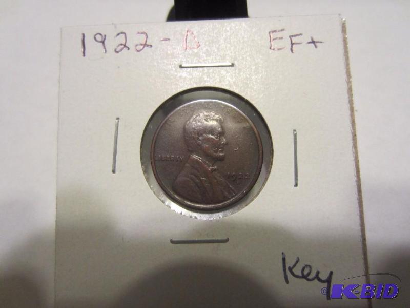1922 D EF LINCOLN CENT KEY DATE