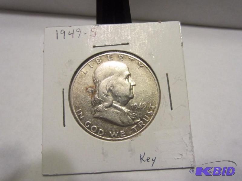 1949 S FRANKLIN HALF DOLLAR KEY DATE