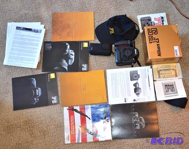 lot 10 image: Nikon F5 camera in working condition, with bo...