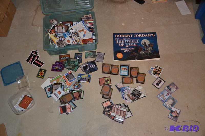 lot 125 image: Box full of game cards- including MagicThe Ga...