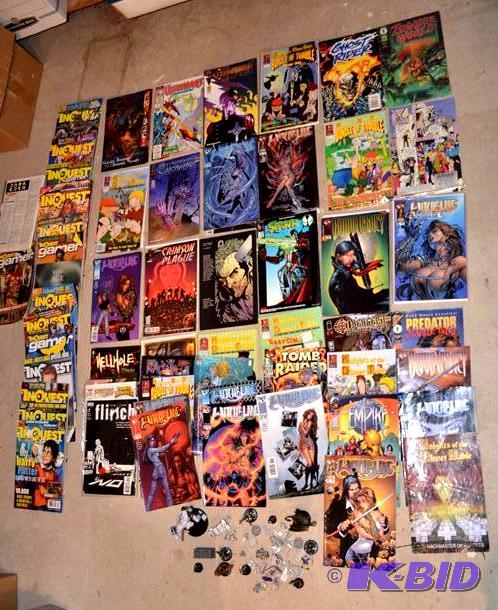lot 128 image: Collectible vintage comic books Collectible g...