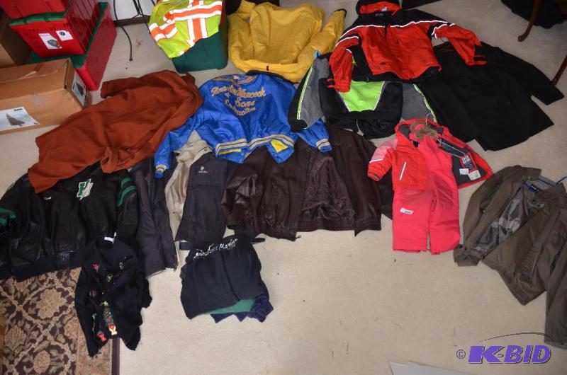 lot 158 image: Large collection of jackets men, women, child...