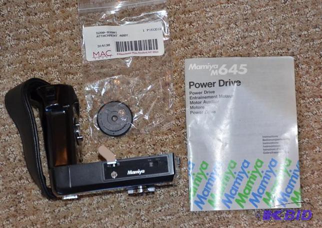 lot 18 image: Mamiya Motor drive...