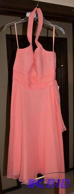 lot 194 image: Prom dress Mari LEE SIZE 14 CORAL...