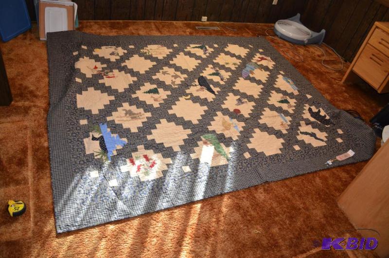 lot 198 image: Beautiful hand made quilt that won 4th place ...