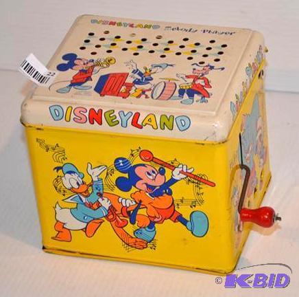 lot 22 image: Rare Disneyland 1950s &quotMelody Player&qu...
