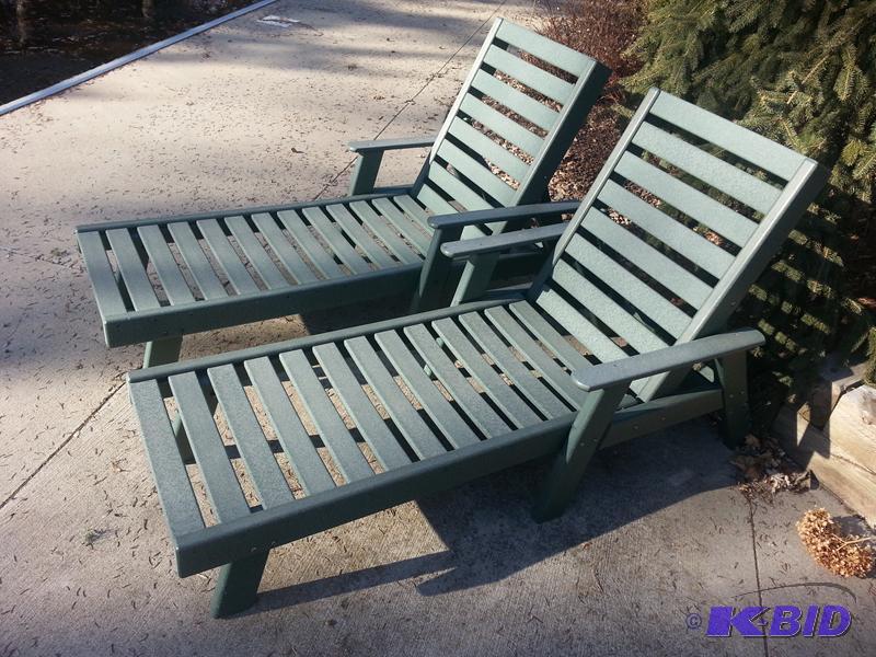 lot 225 image: By The Yard Outdoor Furniture 2 synthetic woo...