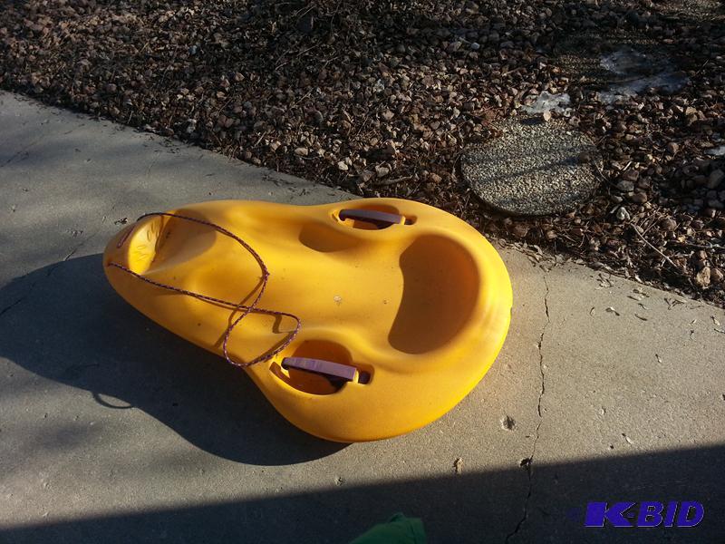 lot 229 image: Deluxe snow sled 40" long...