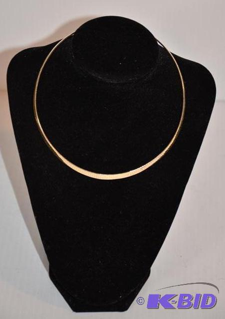 lot 25 image: 14K gold necklace- THIS NECKLACE IS HEAVY AND...