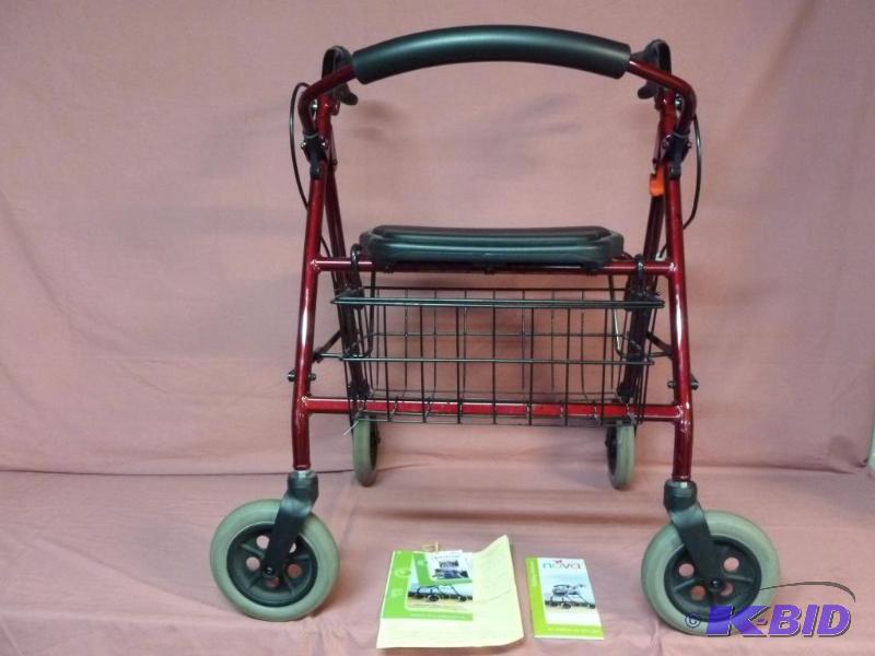 lot 10 image: Nova Mighty Mack 400 lbs capacity walker with...