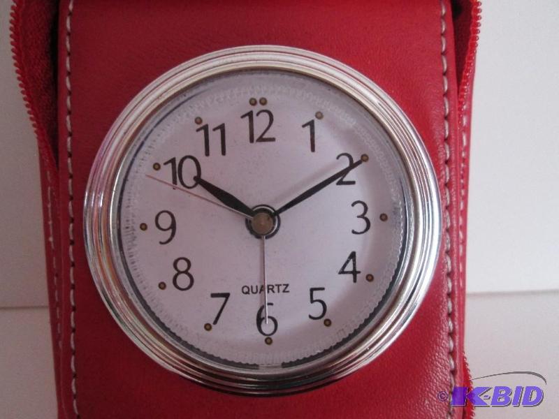 Quartz no(0) jewels unadjusted clock in red c... Jeep, Muzzle Loading
