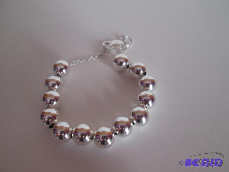 lot 143 image: Thai FAS Fused Alloy Sliver 7.5bracelet ret...