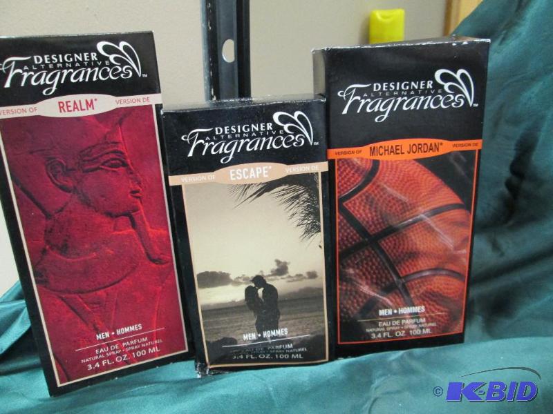 lot 173 image: Qty 3 Designer Alternative Fragrances Version...