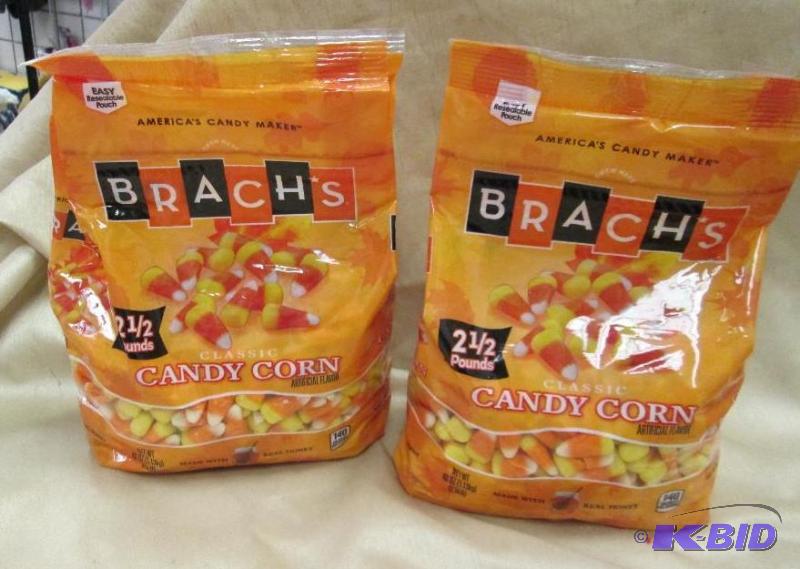 lot 175 image: 2 pkg- Brachs 2 12 pounds of candy corn 10...