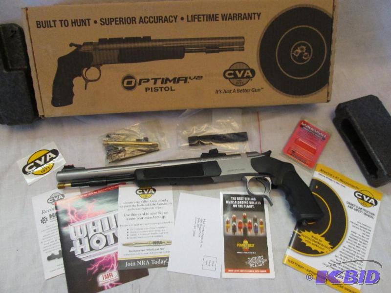 lot 2 image: CVA Optima V2 .50 Caliber break action in lin...