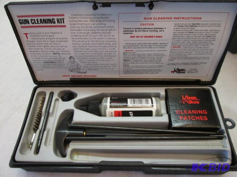 lot 3 image: Kleen Bore gun cleaning kit in case...
