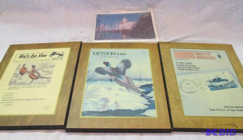 lot 55 image: magazine cover art on wood 11in x 14in, apoll...