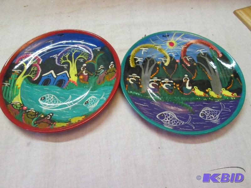 lot 59 image: lot of 2 decorative collector plates...