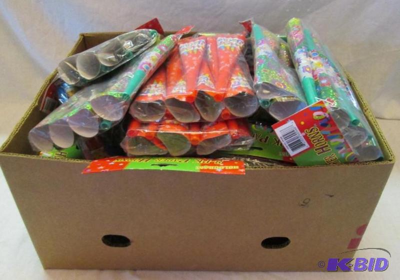 lot 92 image: lot of party horns...