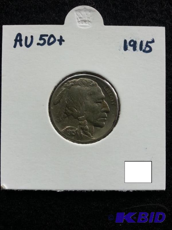 lot 45 image: 1915 Buffalo Nickel Higher Grade