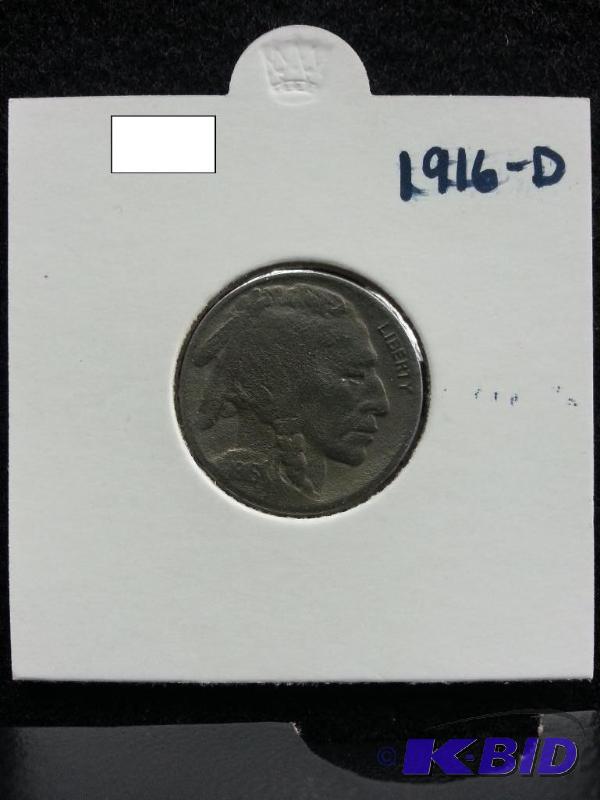 lot 48 image: 1916-D Buffalo Nickel Better Date