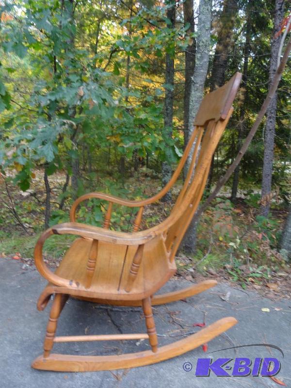 Antique rocking chair. Solid wood. Great shap...