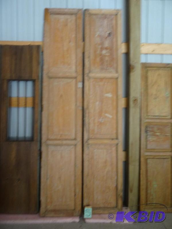 8 1&quot x 3 5&quot Thick pine doors. 1 3...