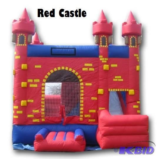 lot 13 image: Red Castle Commercial Bouncy House Inflatable