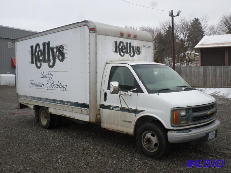 1996 Chevrolet 3500 Cube Van With 14ft Alumin...