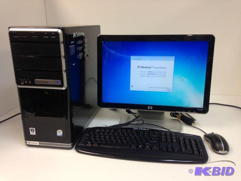 lot 1 image: Gateway DX4710-07 Desktop Computer   Operati...
