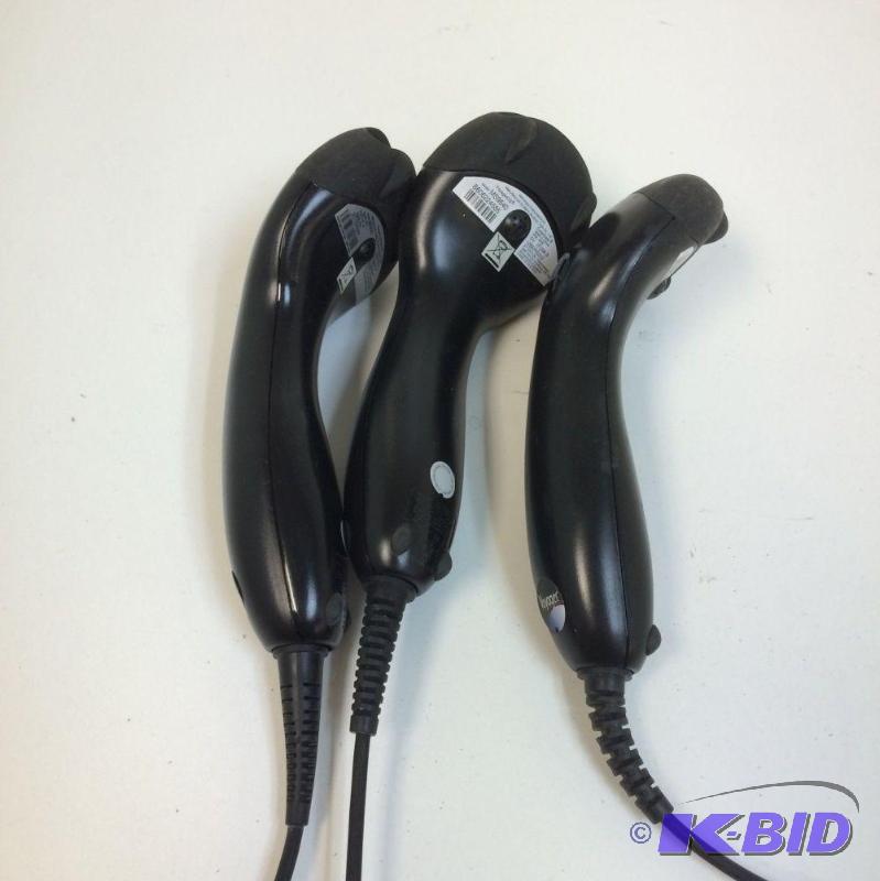 lot 26 image: Lot of (3) Metrologic Voyager Barcode Scanner...