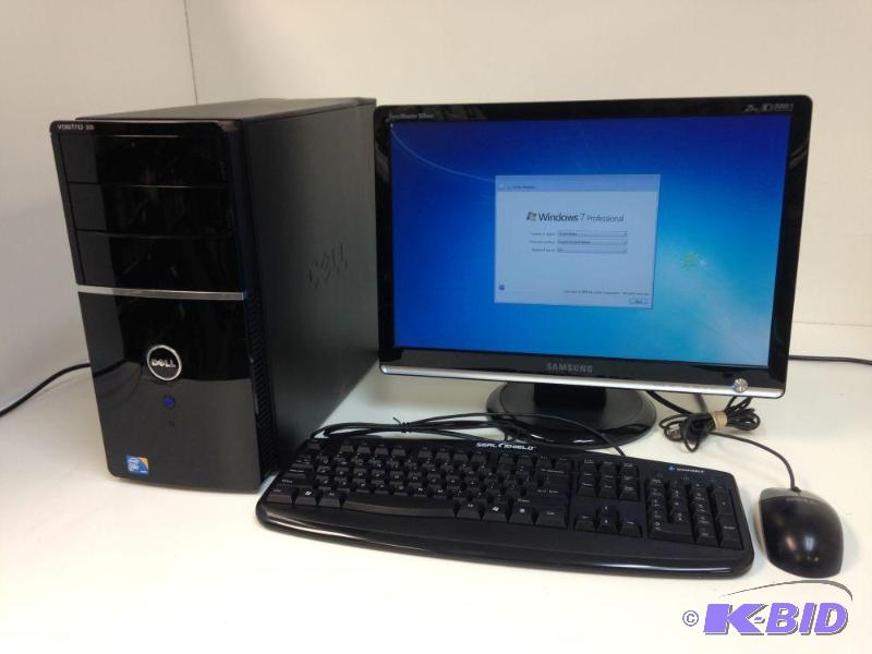 lot 3 image: Dell Vostro 220 Desktop Computer   Operating...