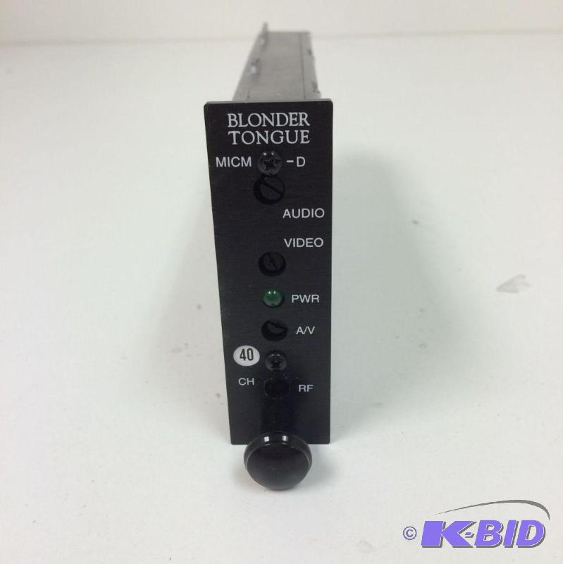 lot 31 image: Blonder Tongue MICM-D Audio Video RF Modulato...