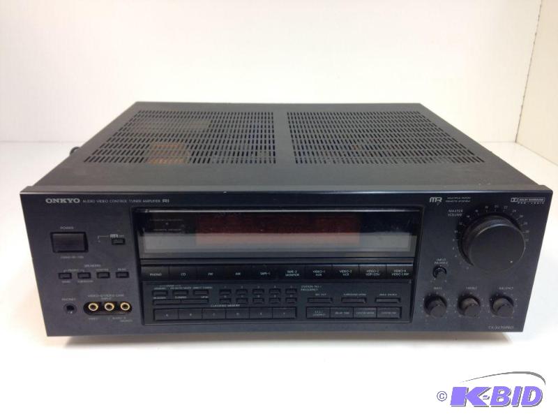 lot 36 image: Onkyo Audio Video Control Tuner Amplifier Mo...