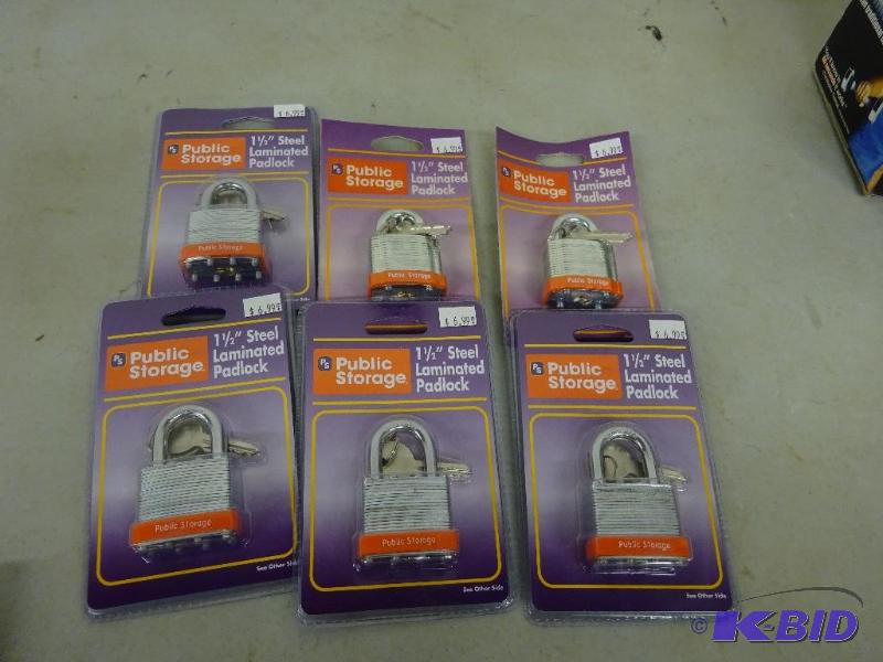 Public Storage 1 12 steel pad locks