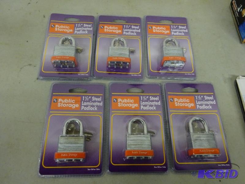 Public Storage 1 12 steel pad locks