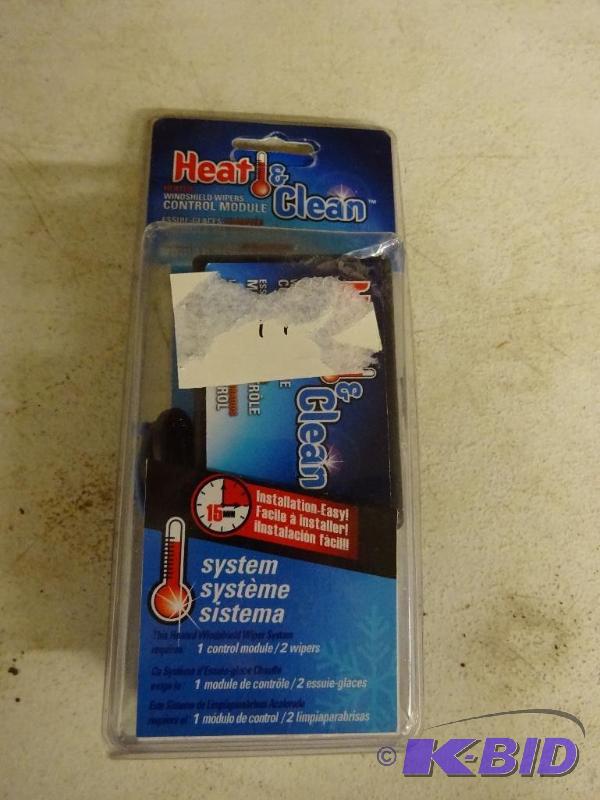 Heat & Clean heated windshield wiper control