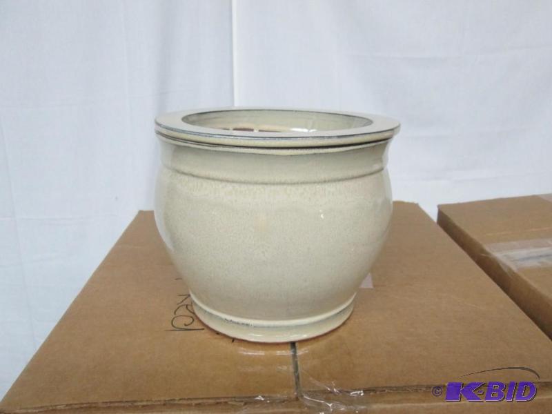 5 Self Watering Glazed Planter
