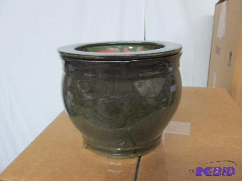 5 Self Watering Glazed Planter