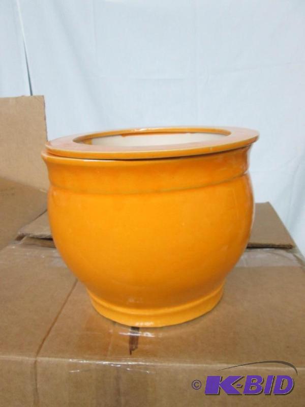 5 Self Watering Glazed Planter
