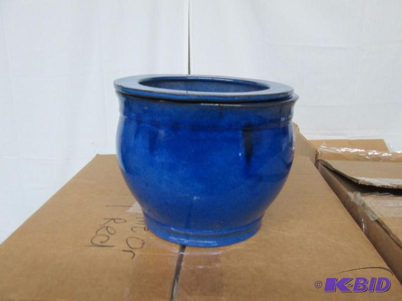 5 Self Watering Glazed Planter