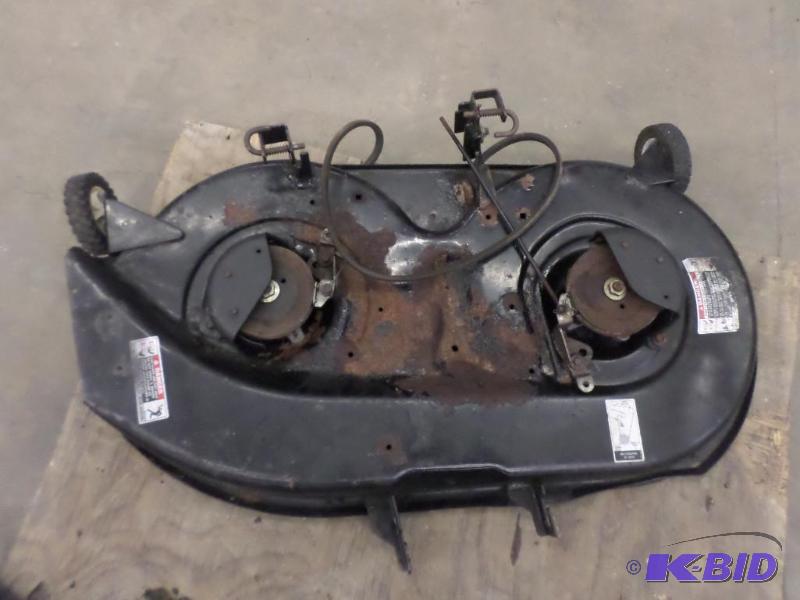 lot 7 image: MTD Lawn Mower Twin-Blade Mower Deck...