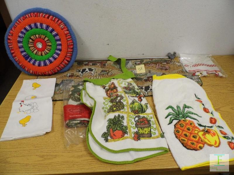 Aprons, Table Runner, Curtain Rod