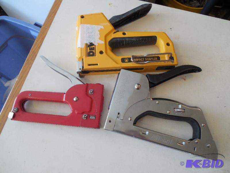 3 Hand Staple Guns