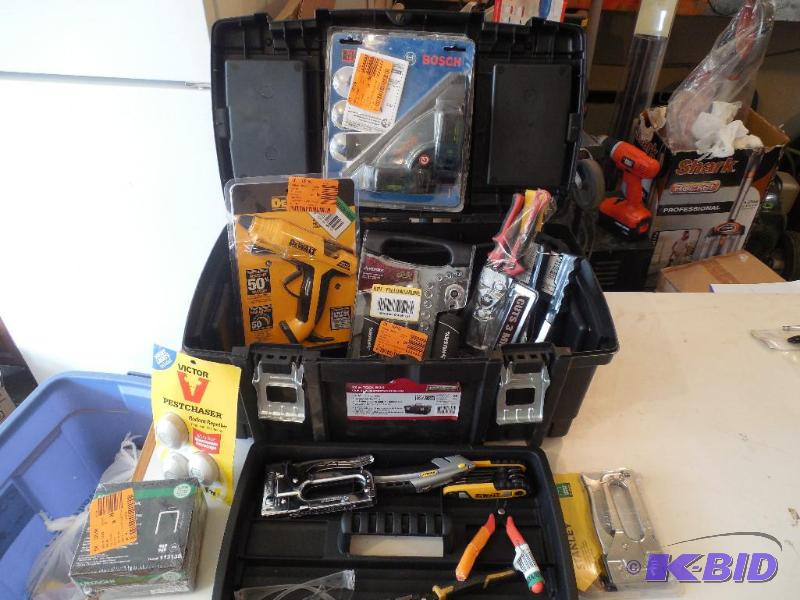Husky Tool Box with Tools