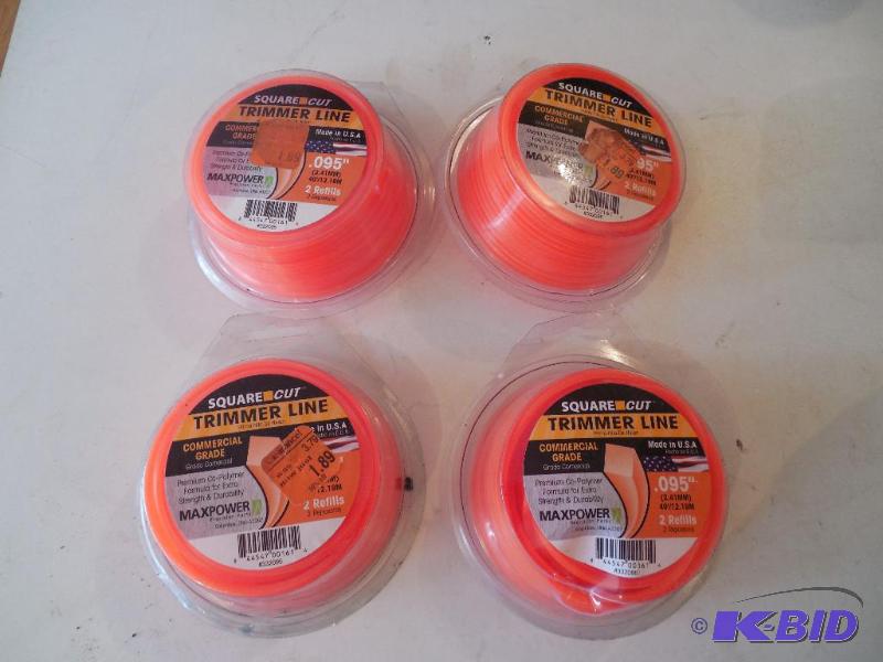 4 packs of weed trimmer line