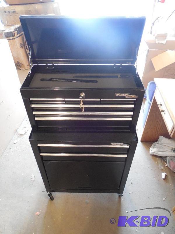 NEW - Power Glide 2pc Combo Tool ChestCabinet