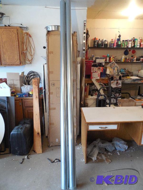 2 pieces of Stove Pipe 4 x 10