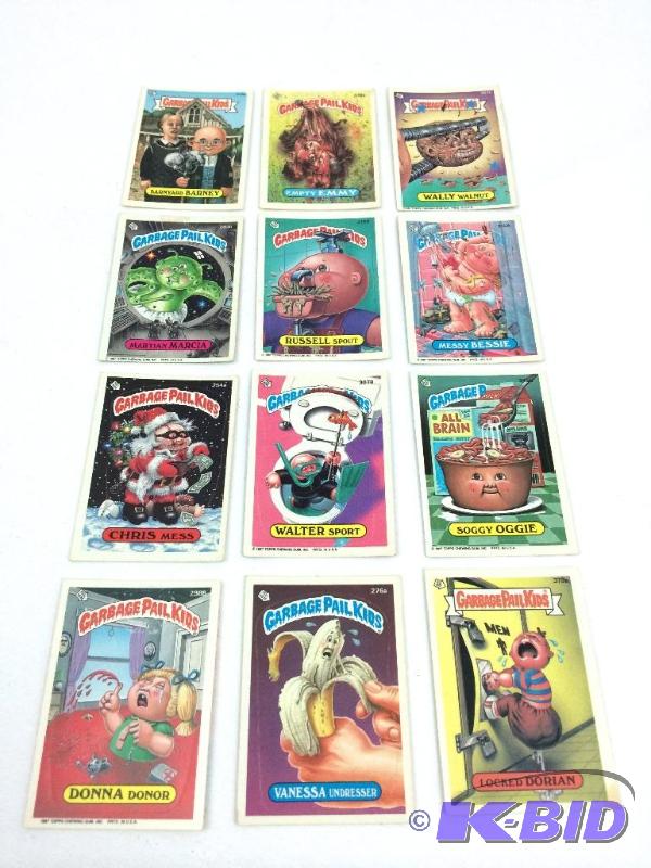 lot 2 image: Vintage Garbage Pail Cards