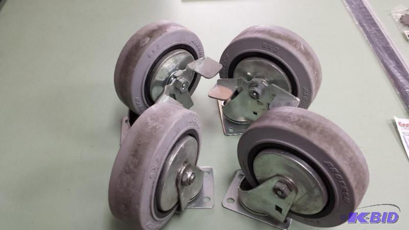 Algood Casters, Set of 4, 6 x 2